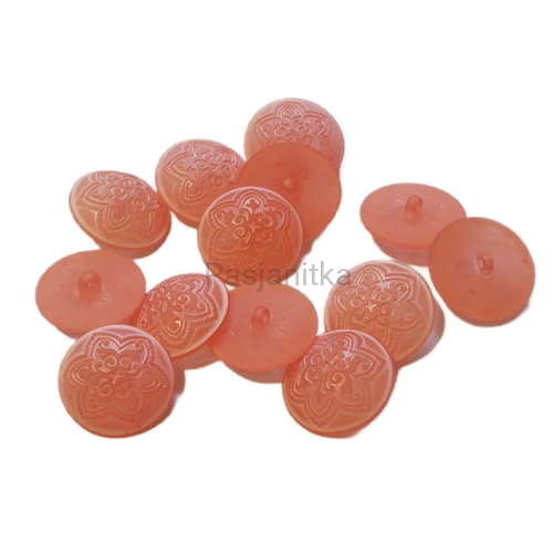 Guziki plastikowe nr 187 / 2,5 cm / 9 szt