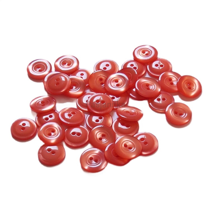 Guziki plastikowe nr 020 / 1,3 cm / 10 szt
