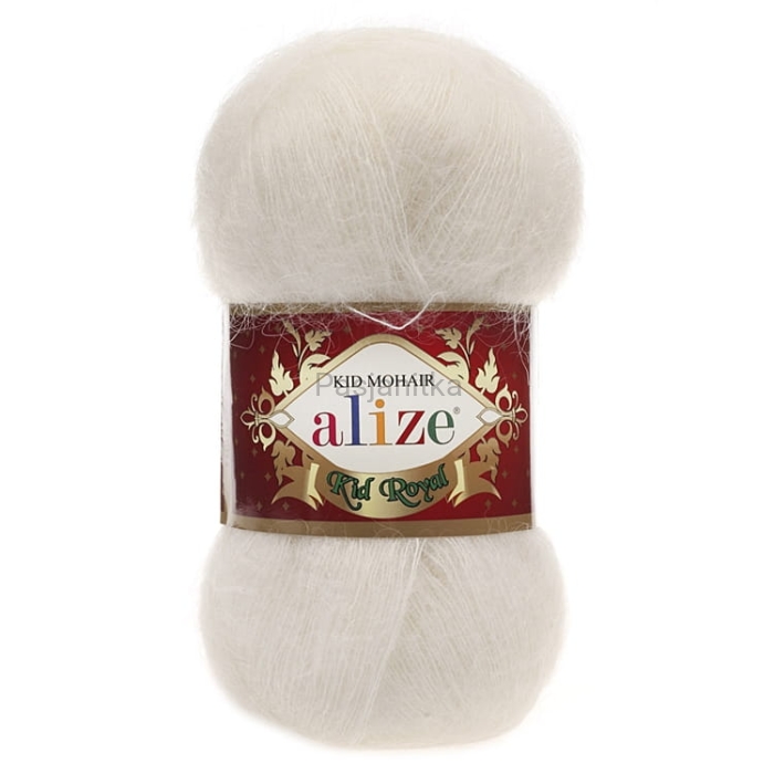 Włóczka Kid Royal Mohair 50 g / 62 jasny krem