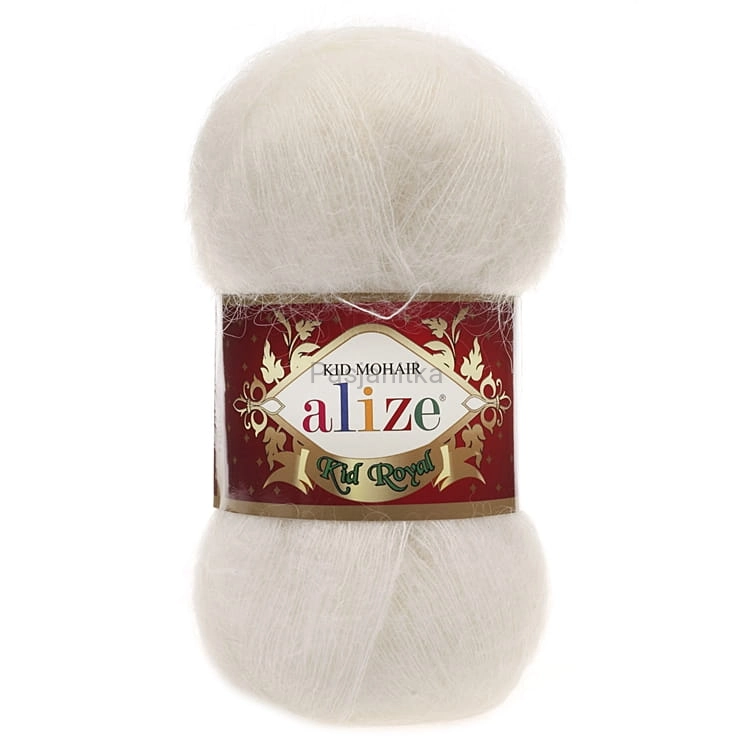 Włóczka Kid Royal Mohair 50 g / 62 jasny krem