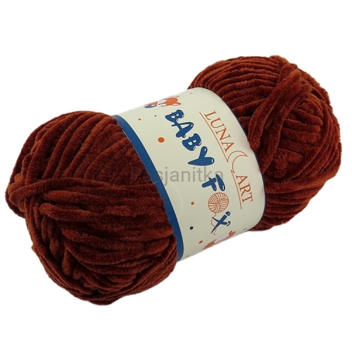 Włóczka Baby Fox 60 kasztanowy