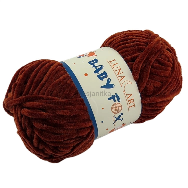 Włóczka Baby Fox 60 kasztanowy