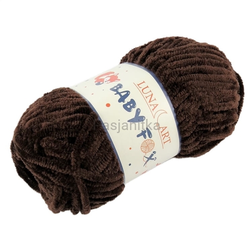Włóczka Baby Fox 75 ciemny brąz