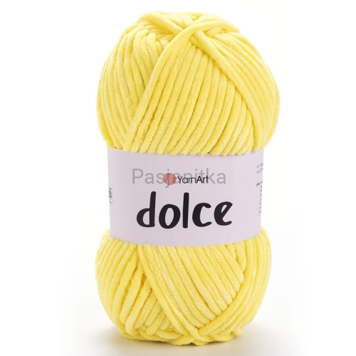 Włóczka Dolce Yarn Art 851 cytrynowy