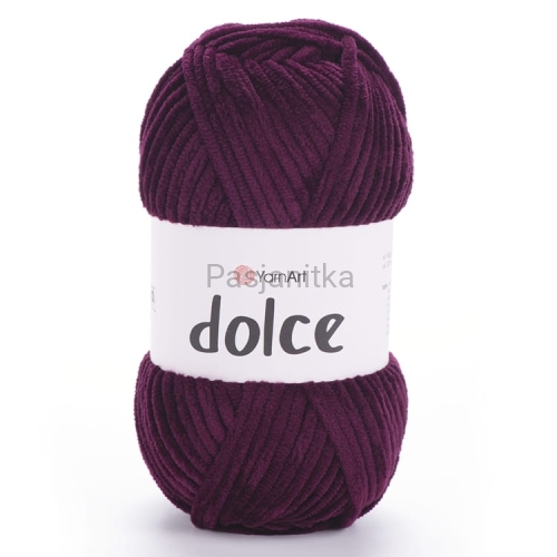 Włóczka Dolce Yarn Art 780 śliwkowy