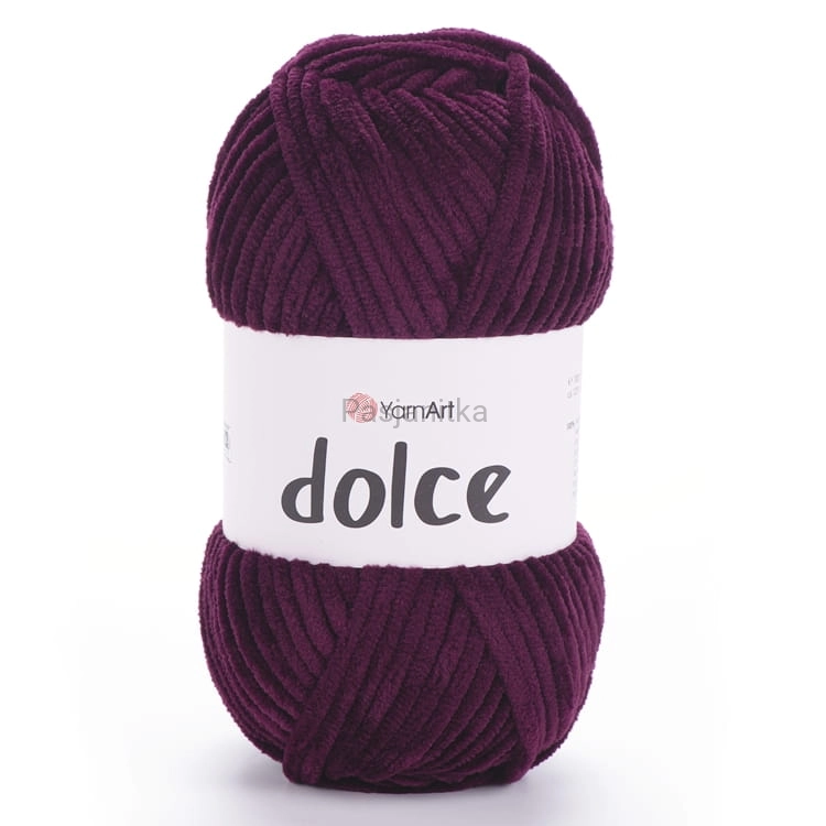 Włóczka Dolce Yarn Art 780 śliwkowy