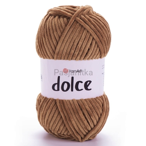Włóczka Dolce Yarn Art 765 jasny brąz