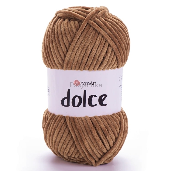 Włóczka Dolce Yarn Art 765 jasny brąz