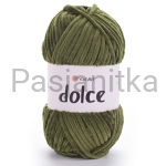 Włóczka Dolce Yarn Art 772 ciemny zielony
