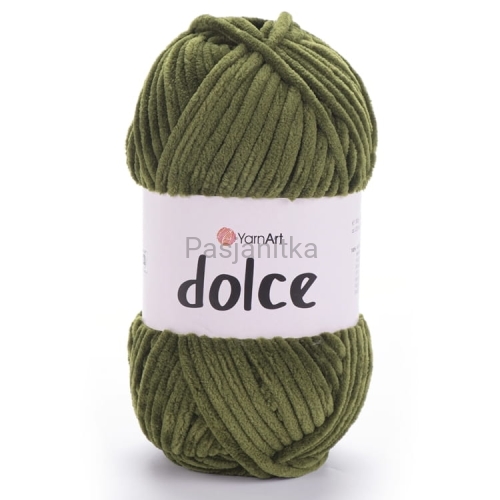 Włóczka Dolce Yarn Art 772 ciemny zielony