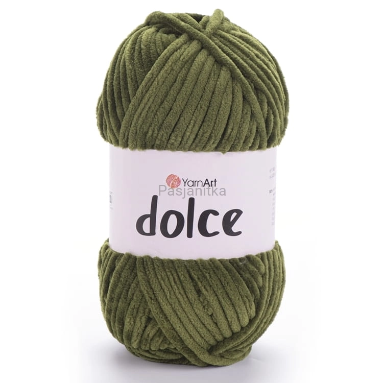 Włóczka Dolce Yarn Art 772 ciemny zielony