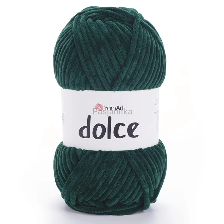 Włóczka Dolce Yarn Art 774 butelkowa zieleń