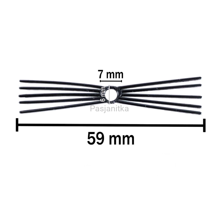 Wąsy do Nosów / 7 x 6 mm