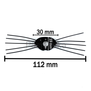 Wąsy do Nosów / 30 x 19 mm