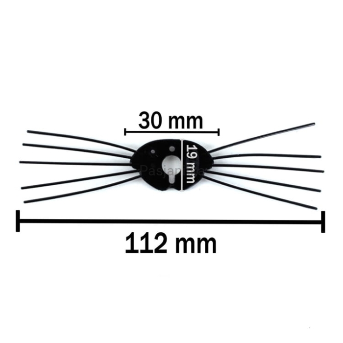 Wąsy do Nosów / 30 x 19 mm