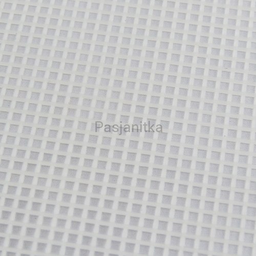 Kanwa plastikowa 14,2 cm x 14,2 cm biały