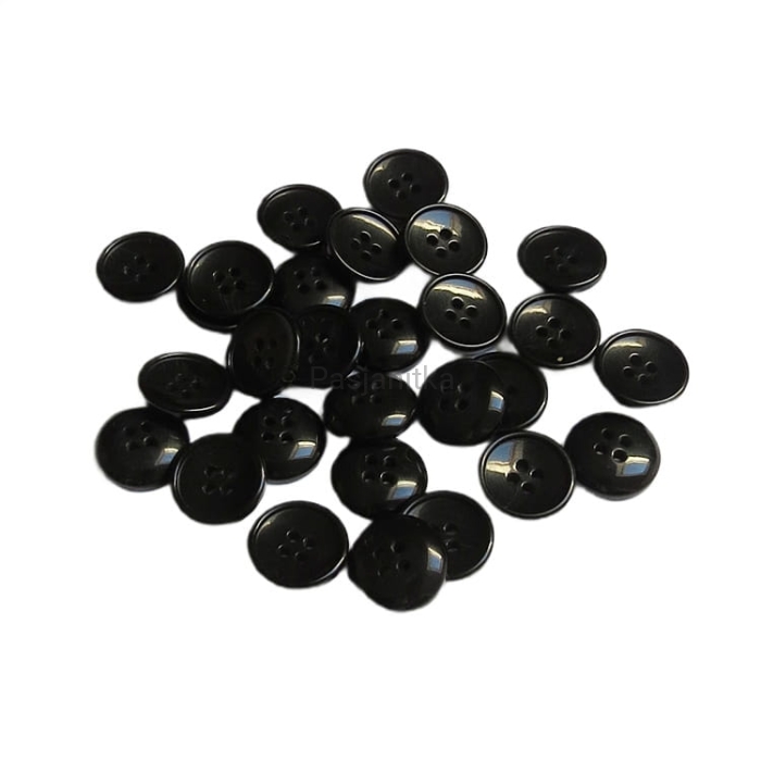 Guziki plastikowe nr 560 / 1,5 cm / 10 szt