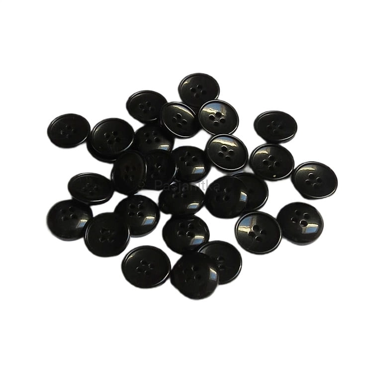 Guziki plastikowe nr 560 / 1,5 cm / 10 szt