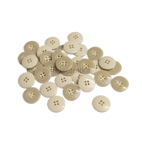 Guziki plastikowe nr 239 / 1,5 cm / 10 szt