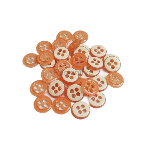 Guziki plastikowe nr 594 / 1,5 cm / 10 szt