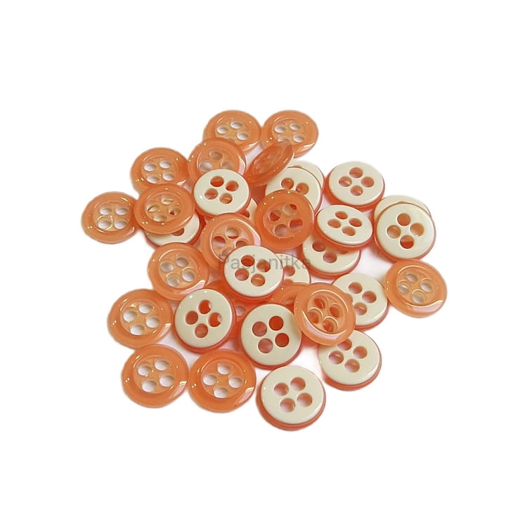 Guziki plastikowe nr 594 / 1,5 cm / 10 szt