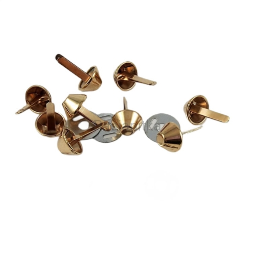 Nóżki do torebki 12 x 22 mm, złoty / 2 komplety