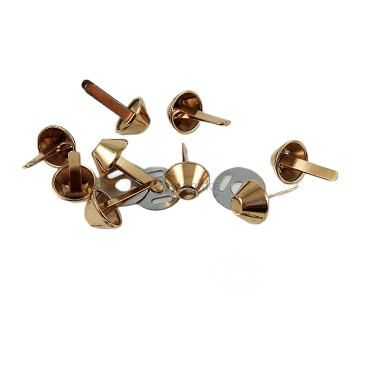 Nóżki do torebki 12 x 22 mm, złoty / 2 komplety