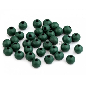 Drewniane koraliki 8 mm / khaki 20 g