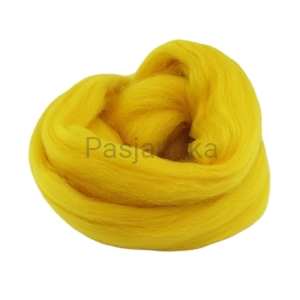 Wełna czesankowa 50 g / cytryna