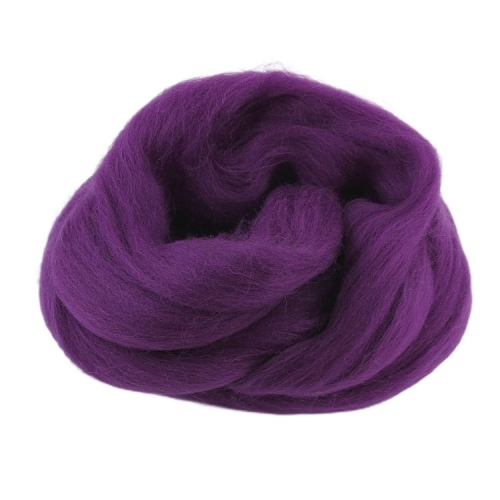 Wełna czesankowa 50 g / fiolet