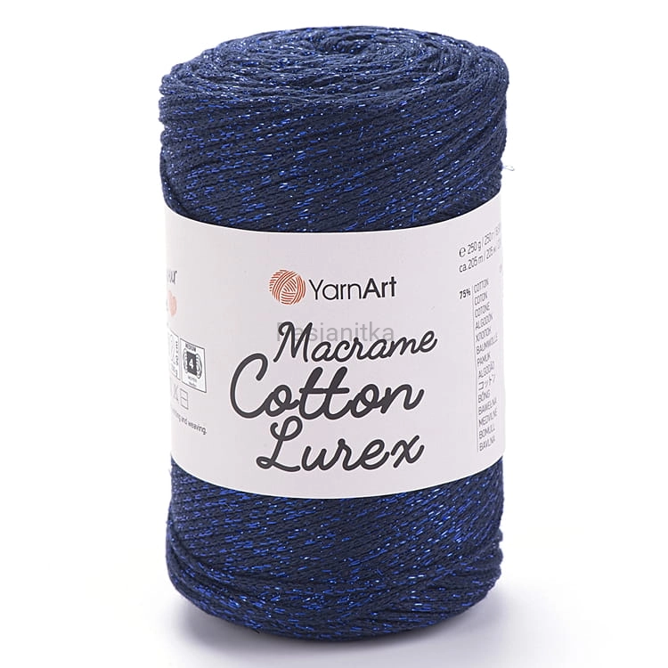 Sznurek Macrame Cotton Lurex 2 mm / 740