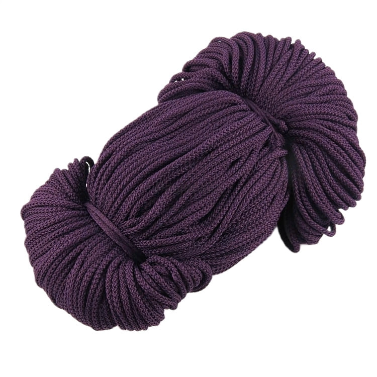 Sznurek poliestrowy 3 mm / bakłażan