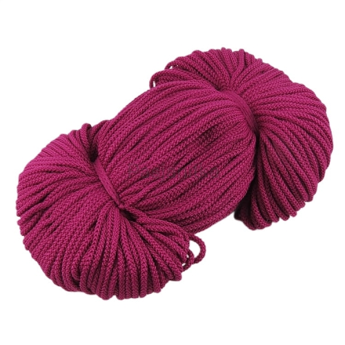 Sznurek poliestrowy 3 mm / wiśniowy