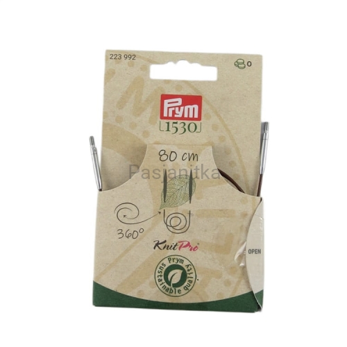 Żyłka do drutów KnitPro/Prym obrotowa 360' / 80 cm