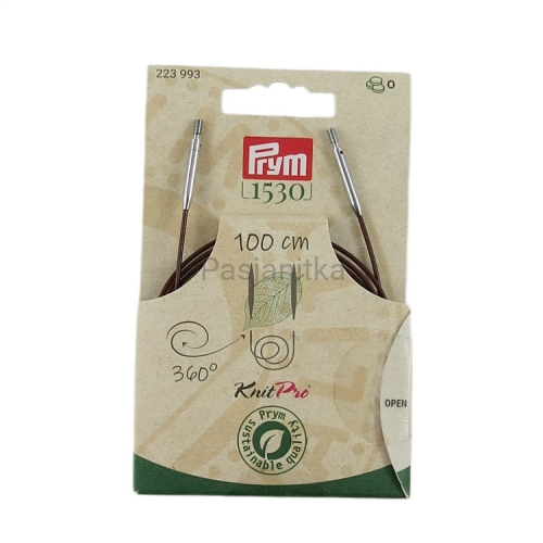 Żyłka do drutów KnitPro/Prym obrotowa 360' / 100 cm
