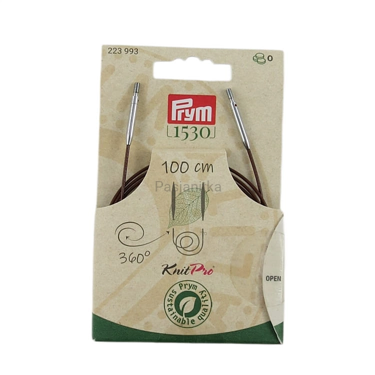 Żyłka do drutów KnitPro/Prym obrotowa 360' / 100 cm