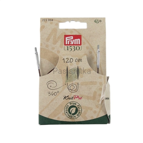 Żyłka do drutów KnitPro/Prym obrotowa 360' / 120 cm