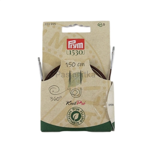Żyłka do drutów KnitPro/Prym obrotowa 360' / 150 cm