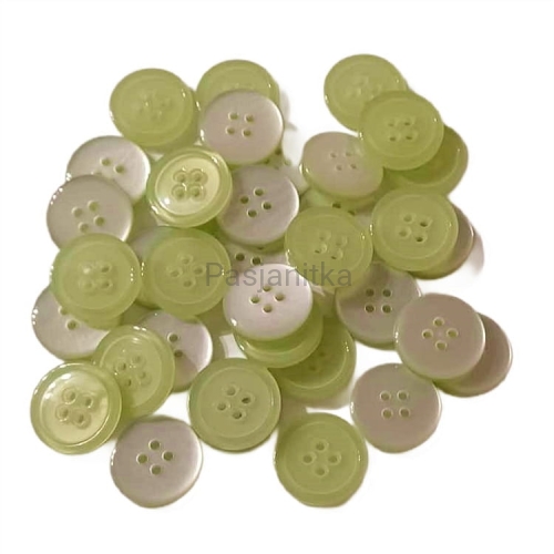 Guziki plastikowe zestaw nr 582 / 1,8 cm / 10 szt