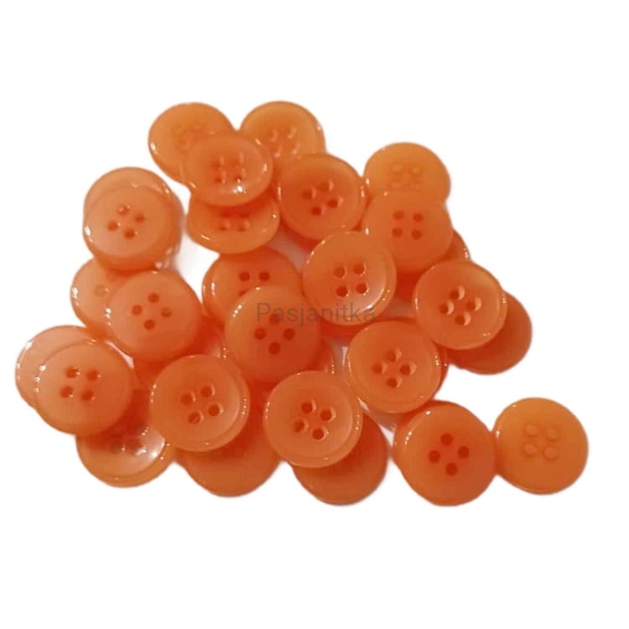 Guziki plastikowe nr 514 / 2 cm / 10 szt