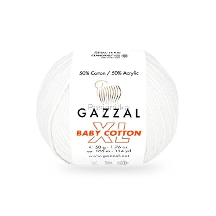 Włóczka Baby Cotton XL 3410 biały