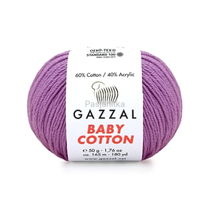 Włóczka Baby Cotton 3414 wrzos