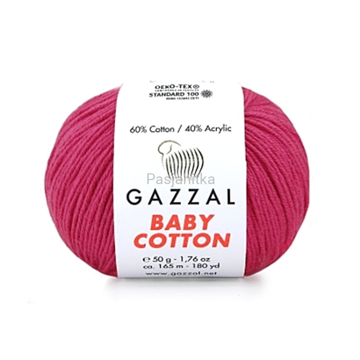 Włóczka Baby Cotton 3415 amarant