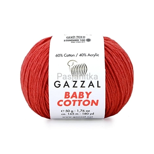 Włóczka Baby Cotton 3418 koral