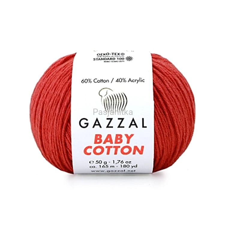 Włóczka Baby Cotton 3418 koral