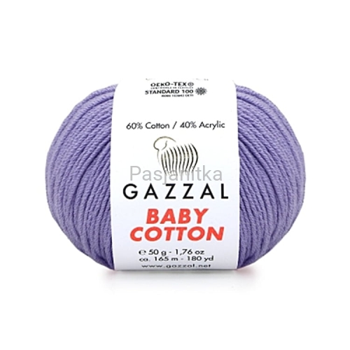 Włóczka Baby Cotton 3420 jasny fiolet