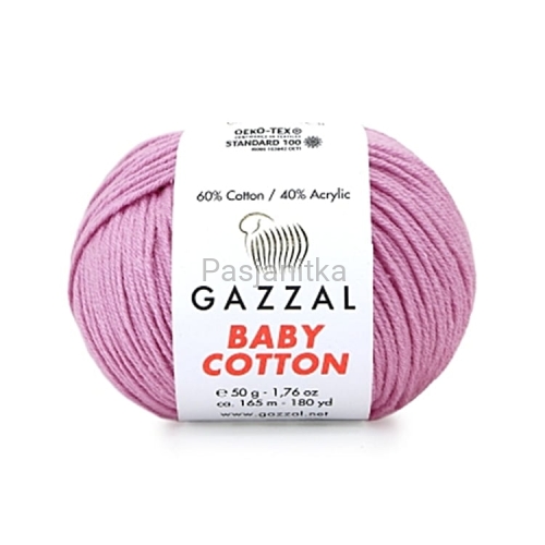 Włóczka Baby Cotton 3422 jasny wrzos