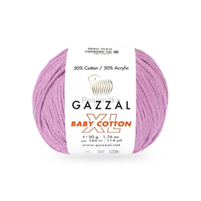 Włóczka Baby Cotton XL 3422 jasny wrzos