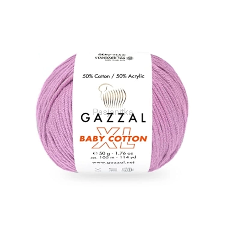 Włóczka Baby Cotton XL 3422 jasny wrzos
