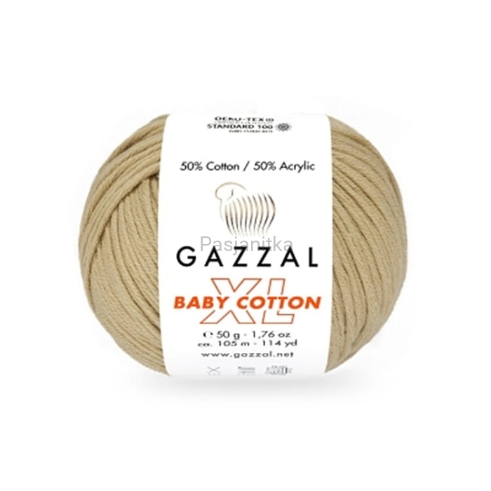 Włóczka Baby Cotton XL 3424 beż